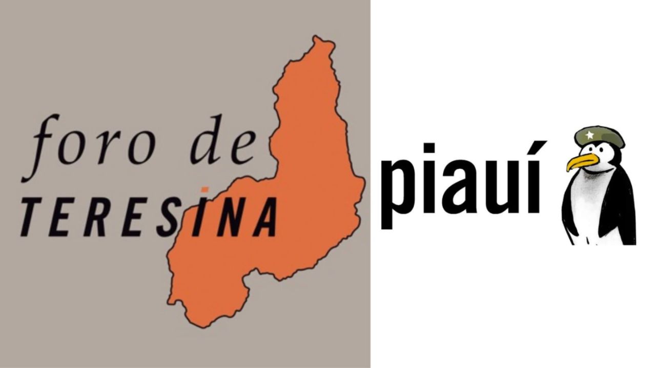 Logos do Foro de Teresina e da Revista Piauí