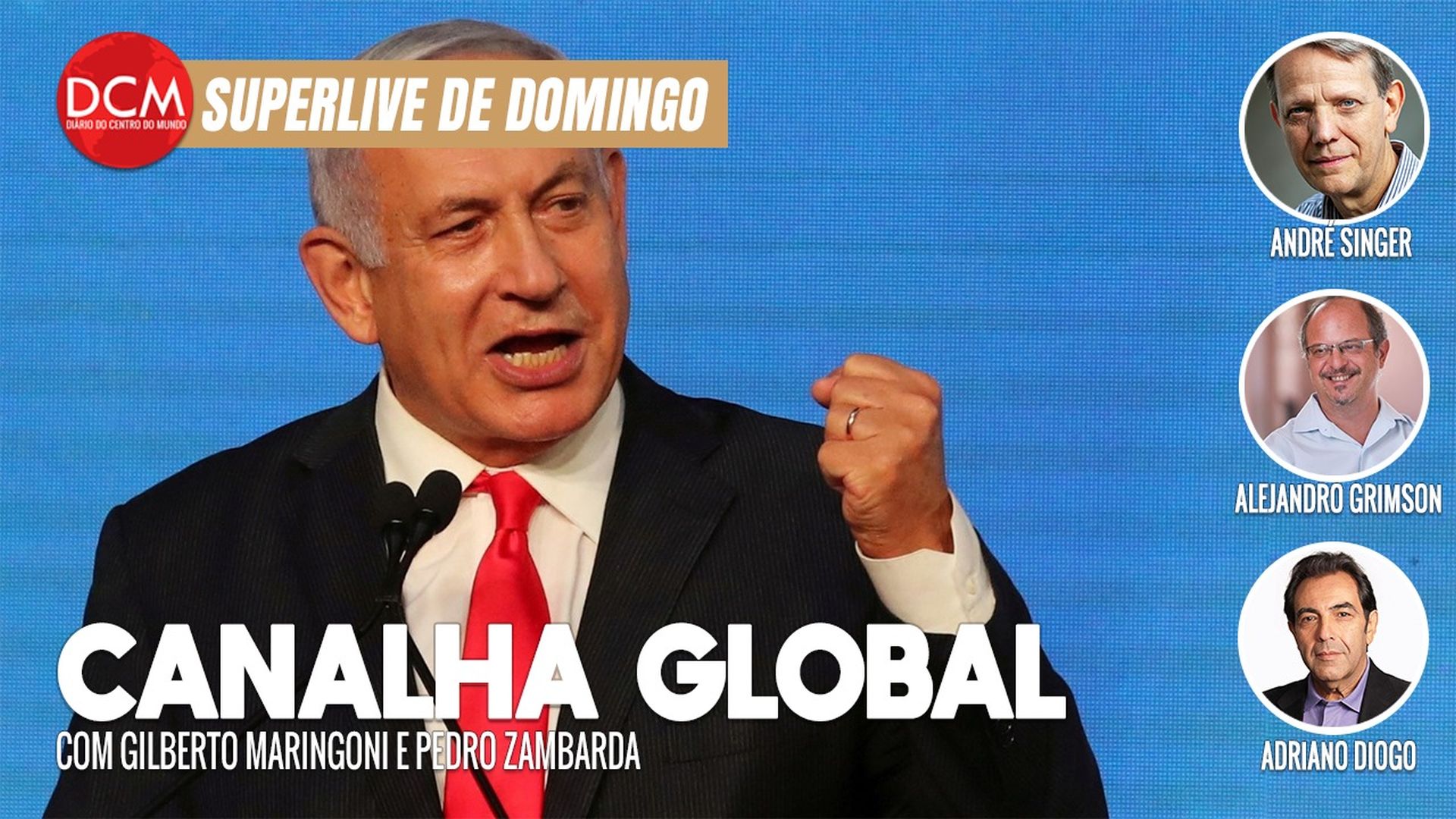 Superlive de Domingo: Israel é uma espécie de Bolsonaro em forma de Estado; para onde vai a Argentina