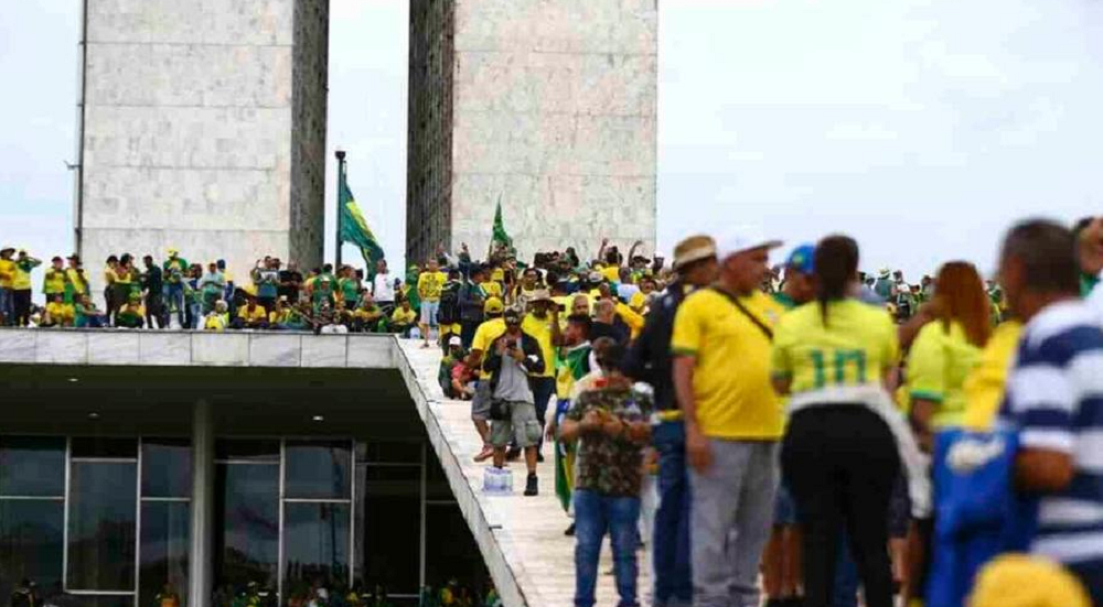 Bolsonaristas em 8 de janeiro