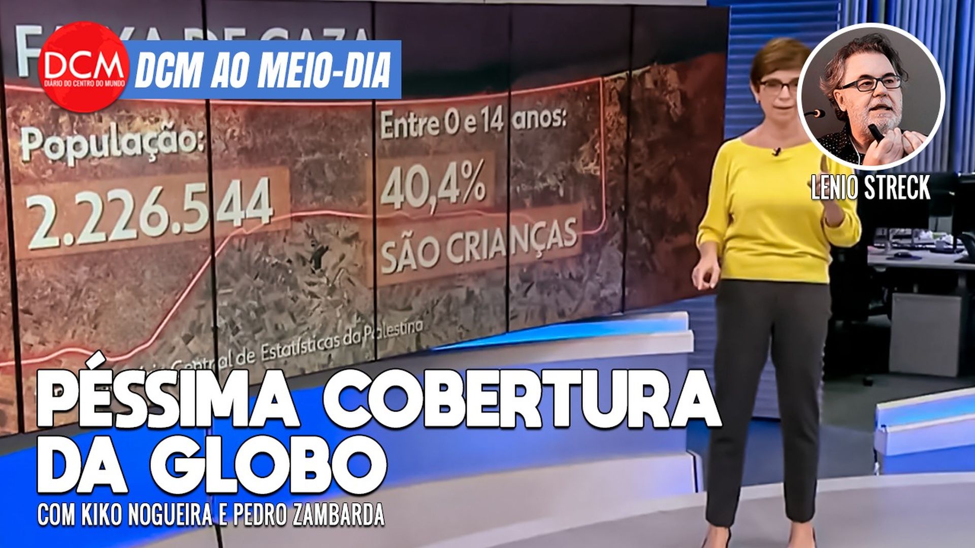 DCM Ao Meio-Dia: Tarcísio, Nunes e o apagão em SP; Renata Lo Prete e as crianças mortas em Gaza por Israel