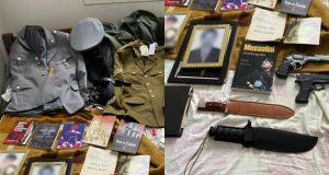 Material apreendido pela polícia