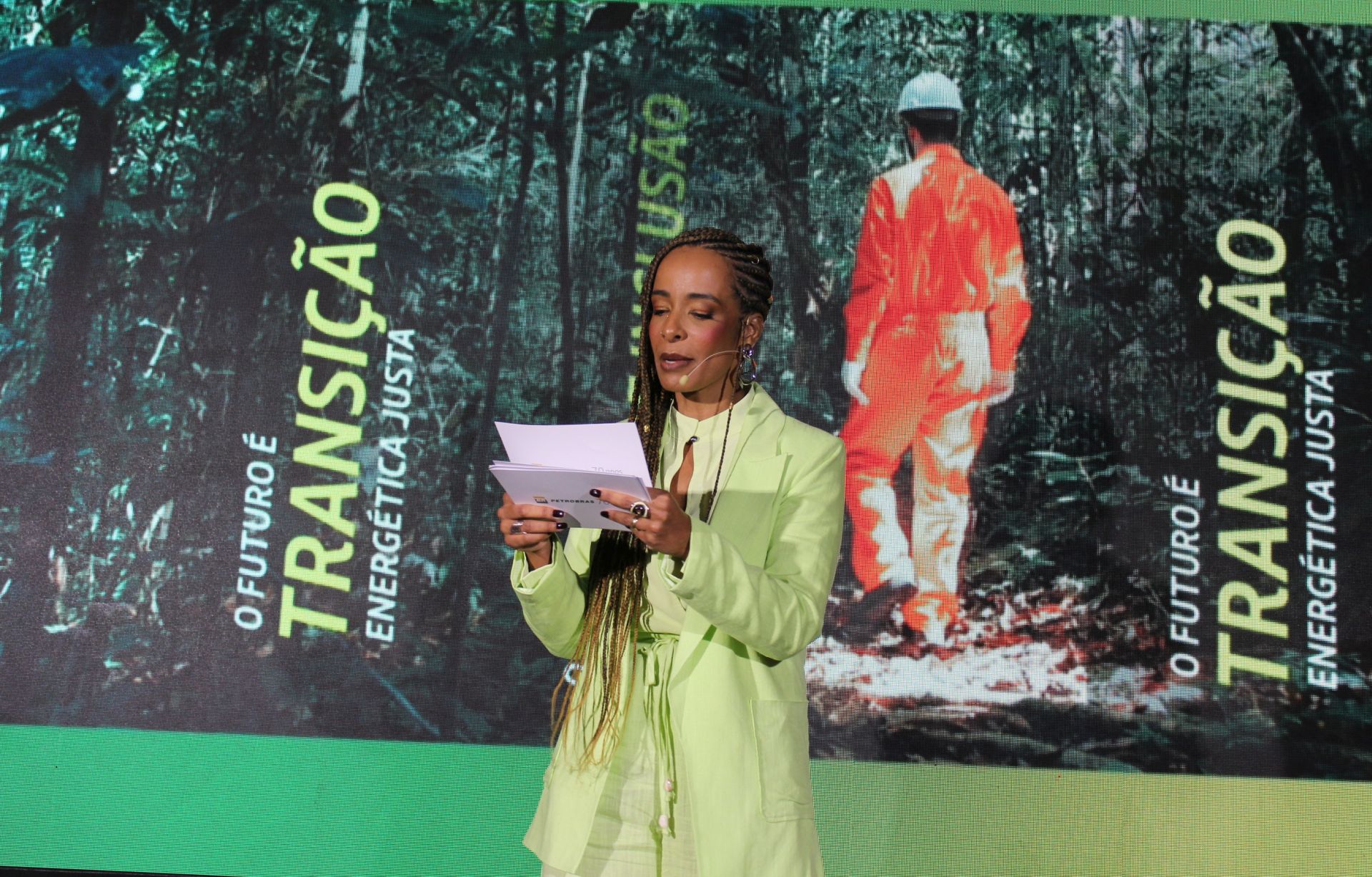 Apresentação da Petrobras no segundo evento. Foto: Pedro Zambarda/DCM