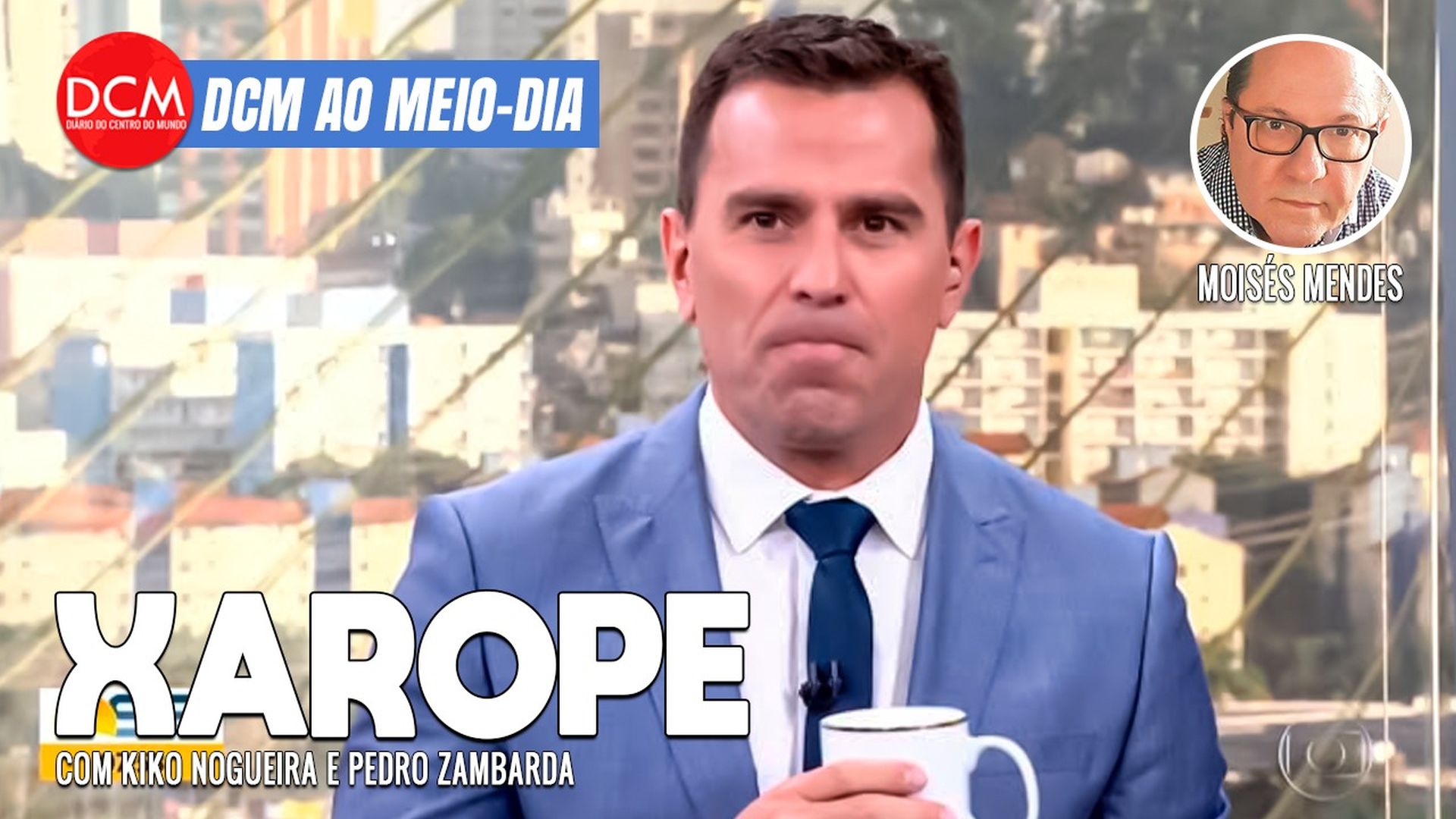 DCM Ao Meio-Dia: Bocardi e Demétrio disputam Troféu Xarope da Globo; Mendonça se revolta com Dino