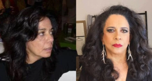 Montagem de fotos de Wilma Petrillo e Gal Costa