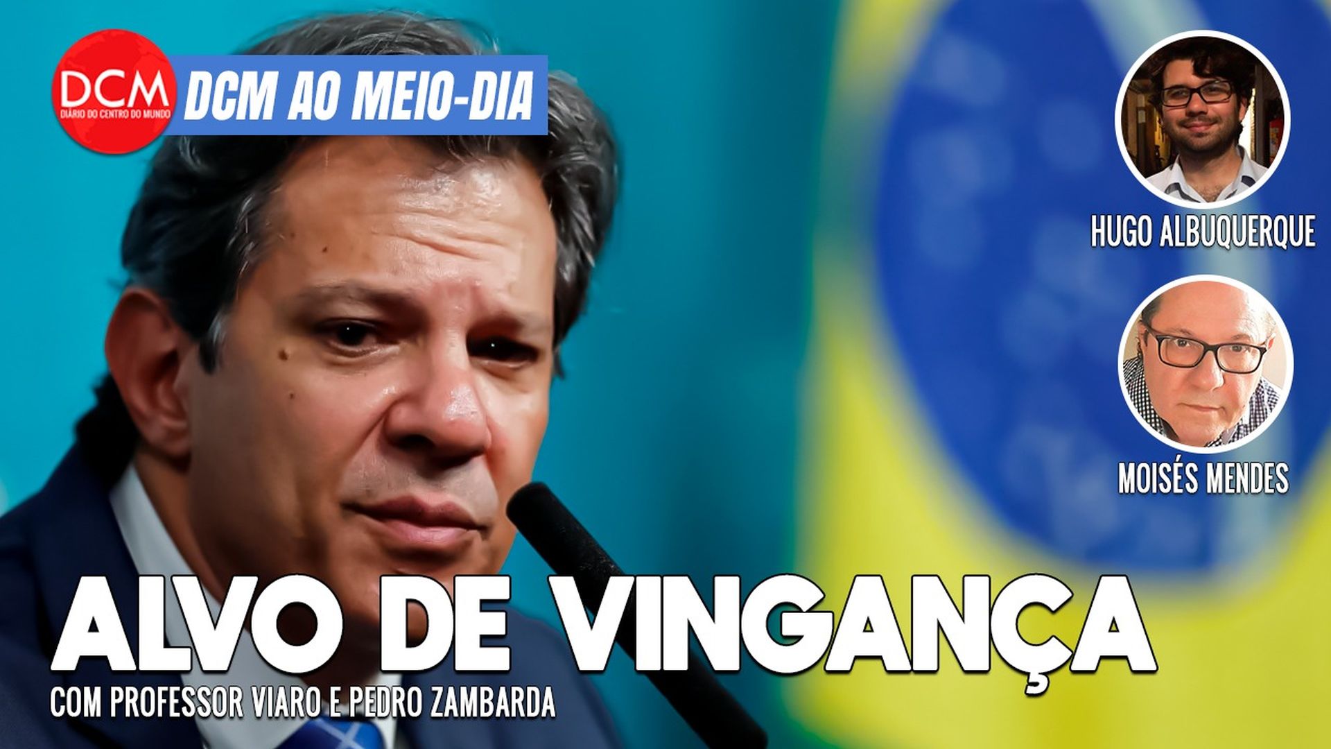 DCM Ao Meio-Dia: Assalto ao vivo na Paulista mostra abandono de SP; promotor diz que denunciou Haddad por vingança