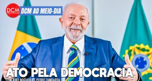 DCM Ao Meio-Dia: Lula convoca ato pela democracia dia 8 de janeiro; Estadão “denuncia” piada do presidente. Foto: Reprodução/DCMTV/YouTube