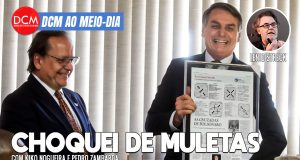 DCM Ao Meio-Dia: PF pode fechar investigações contra Bolsonaro no início de 2024; Estadão é a Choquei de muletas