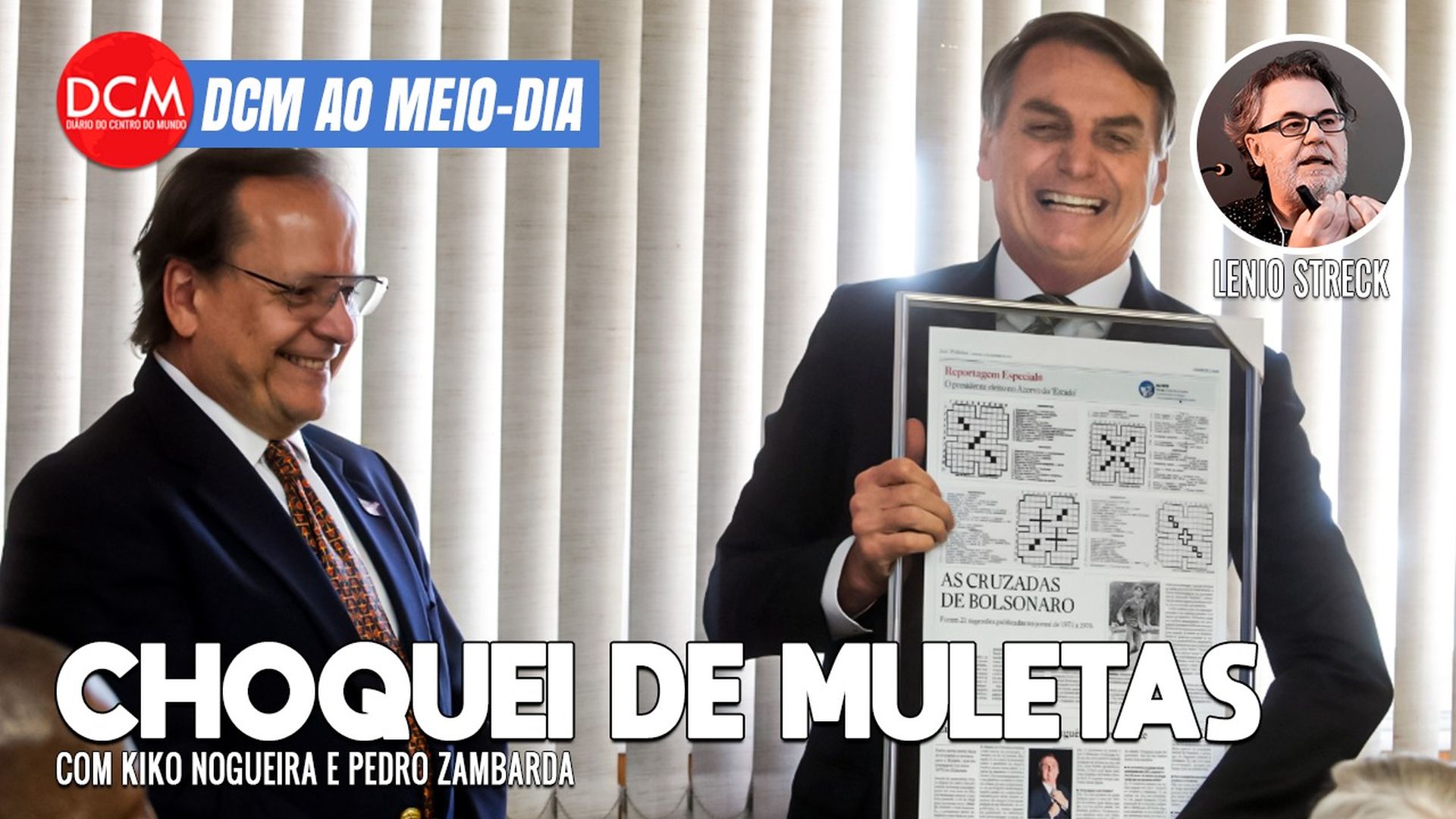 DCM Ao Meio-Dia: PF pode fechar investigações contra Bolsonaro no início de 2024; Estadão é a Choquei de muletas