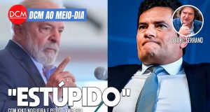 DCM Ao Meio-Dia: Moro xinga Lula de "estúpido" em "análise" do 1° ano de governo; a bolada de Jair e Michelle em 2023. Foto: Reprodução/DCMTV/YouTube