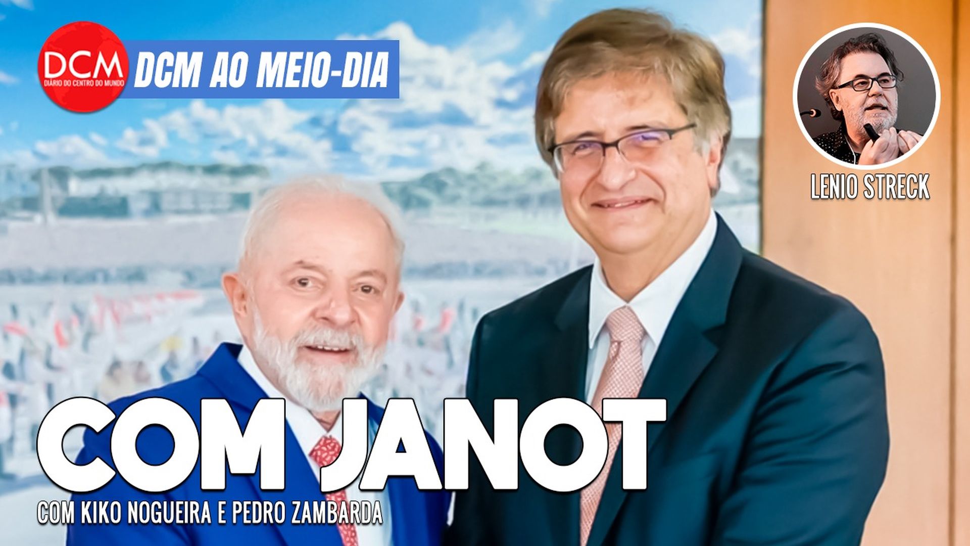DCM Ao Meio-Dia: Janot encontra Lula na posse de Gonet; empresário morto nos Jardins era CAC; influenciadores e Blaze