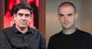 Montagem de fotos de Marcelo Adnet e PC Siqueira