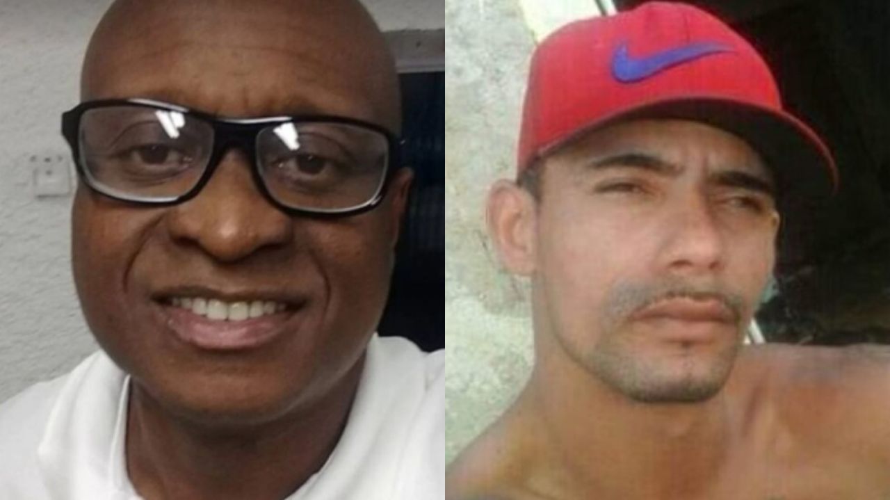 Montagem de fotos de Evaldo dos Santos e Luciano Macedo