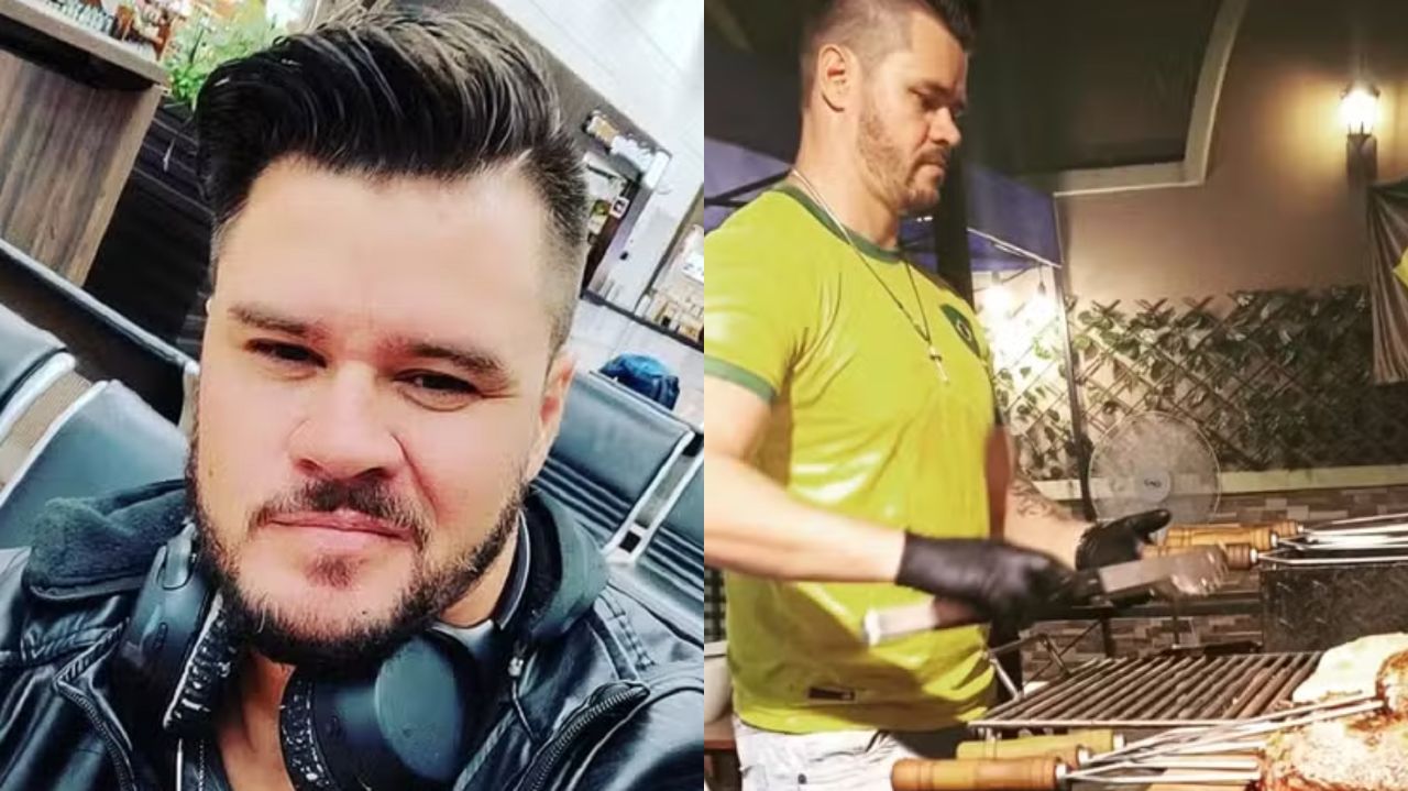 Montagem de duas fotos de Thiago Allan Freitas