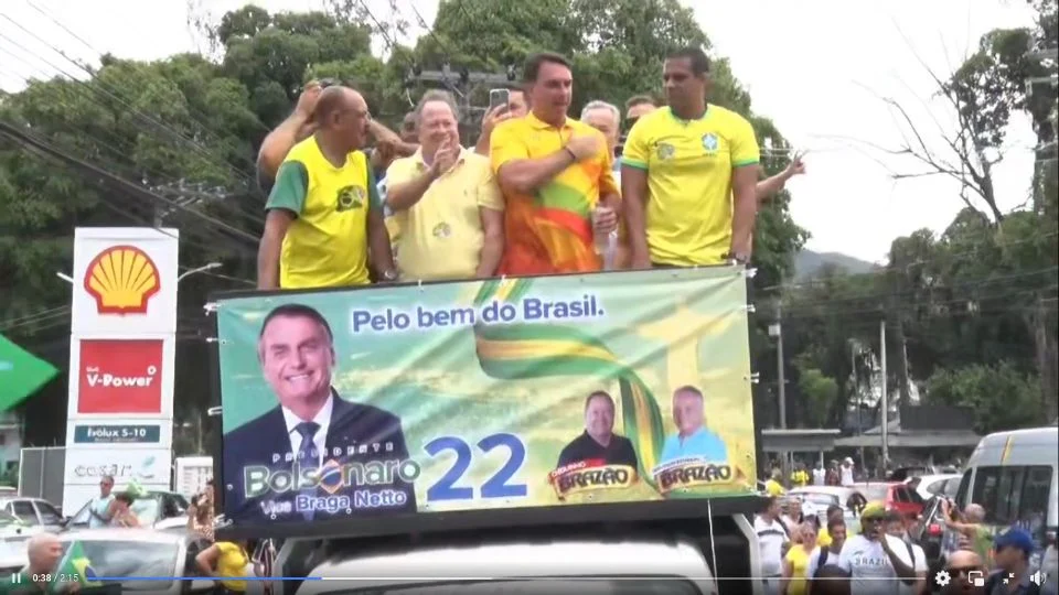 VÍDEO irmão de Domingos Brazão fez campanha para Bolsonaro em 2022 VÍDEO irmão de Domingos Brazão fez campanha para Bolsonaro em 2022