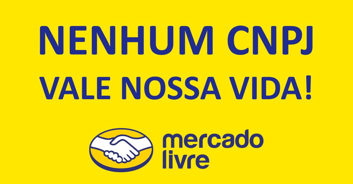 Arte do Sindpd SP para o Mercado Livre
