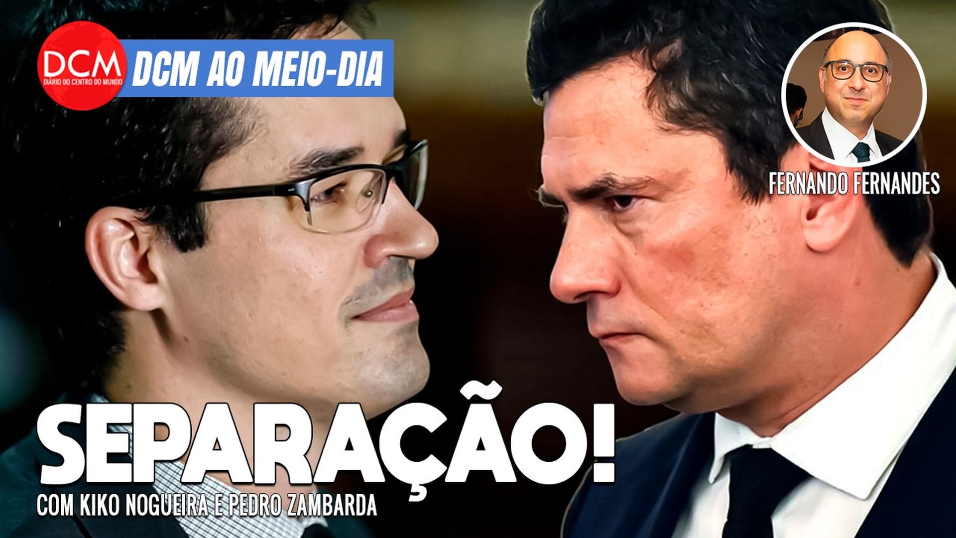 DCM Ao Meio-Dia: Magoado por abraço em Dino, Dallagnol fica longe de Moro; Fanática, Claudia Leitte destrói axé. Foto: Reprodução/DCMTV/YouTube