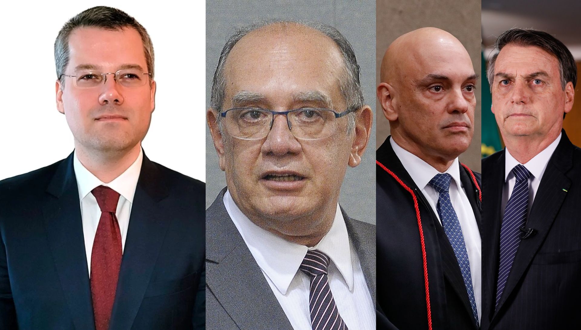Amauri Feres Saad, Gilmar, Moraes e Bolsonaro. Foto: Reprodução/Redes Sociais