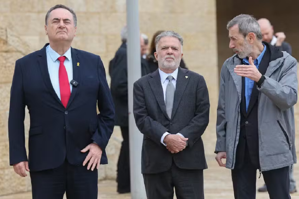 Frederico Meyer em visita ao Museu do Holocausto