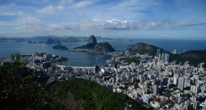Paisagem do Rio de Janeiro em dia ensolarado