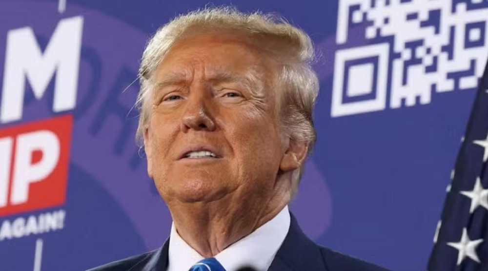 Donald Trump sorrindo