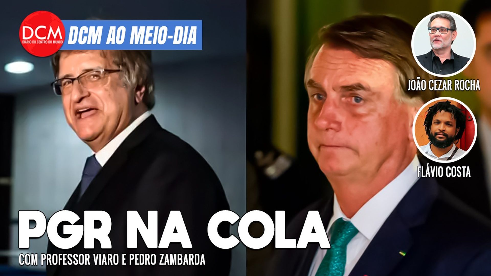 DCM Ao Meio-Dia: Gonet vai assumir pessoalmente o caso de Bolsonaro na embaixada da Hungria. Foto: Reprodução/DCMTV/YouTube