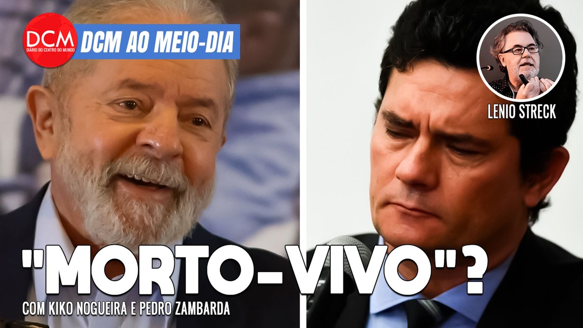 DCM Ao Meio-Dia: Lula diz que cassação do "morto-vivo" Moro pode ser um erro; Boulos empata com Nunes no Datafolha. Foto: Reprodução/DCMTV/YouTube