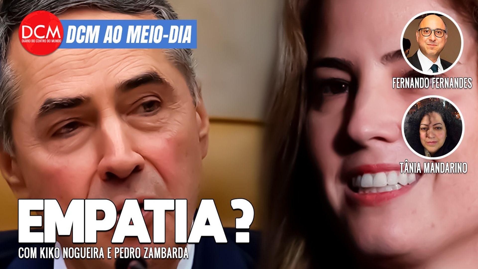 DCM Ao Meio-Dia: Cid confirma que Xandão foi espionado após derrota de Bolsonaro; Barroso e Gabriela Hardt. Foto: Reprodução/DCMTV/YouTube