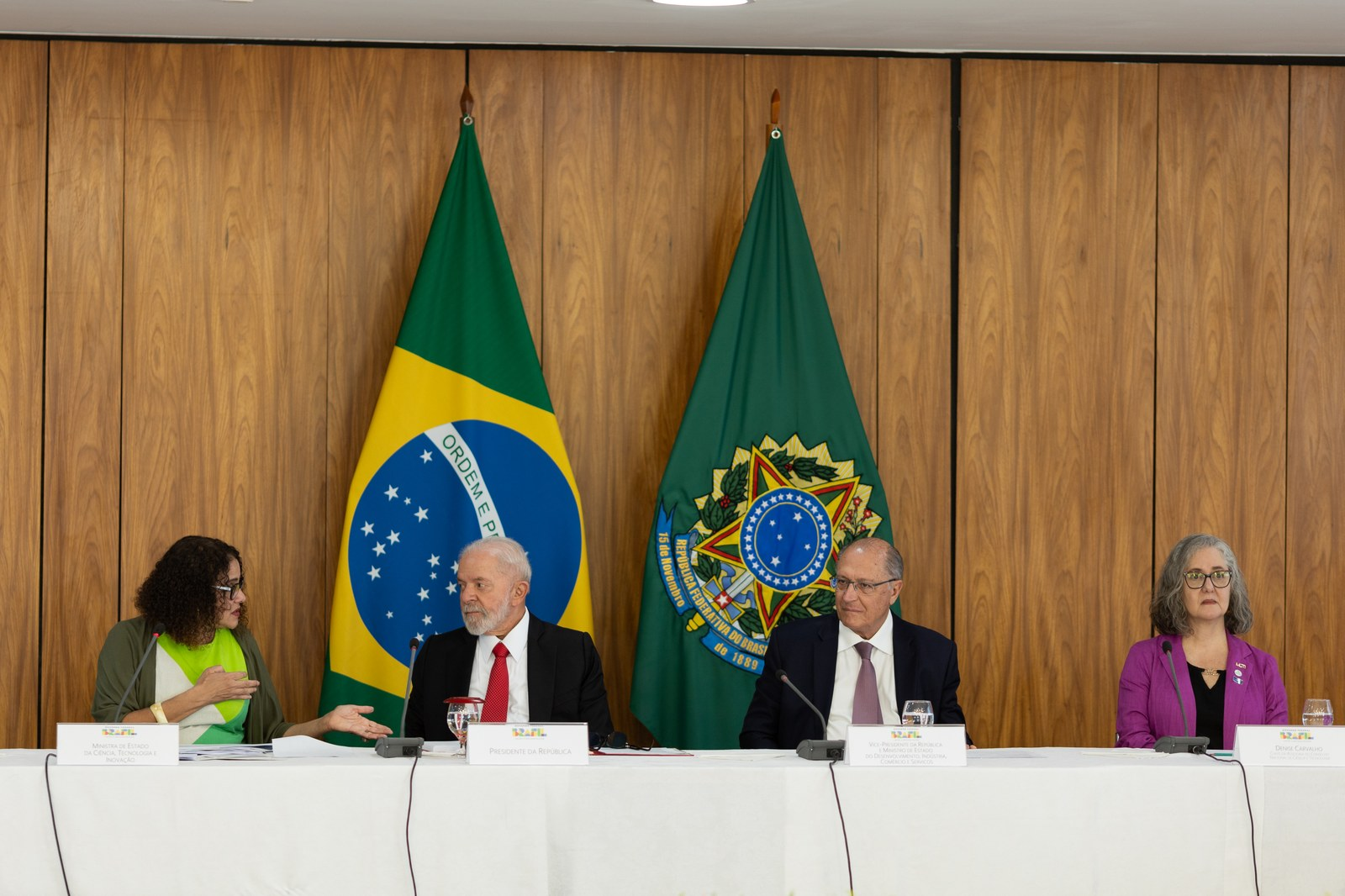 Lula na 1ª Reunião do Conselho Nacional de Ciência e Tecnologia
