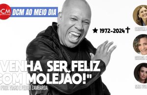DCM Ao Meio-Dia: Vocalista do Molejo morre aos 51 anos; aliados de Bolsonaro querem lançar Michelle à Presidência. Foto: Reprodução/DCMTV/YouTube