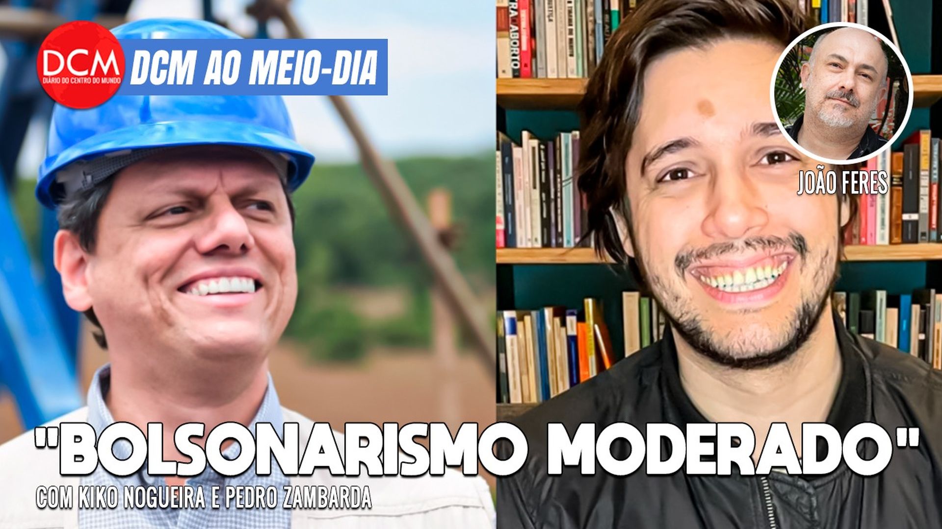 DCM Ao Meio-Dia: Colunista da Folha defende “bolsonarismo moderado” de olho em 2026. Foto: Reprodução/DCMTV/YouTube