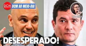 DCM Ao Meio-Dia: Desesperado com cassação, esperança de Moro é o TSE sem Xandão; Lula e o golpe de 64. Foto: Reprodução/DCMTV/YouTube