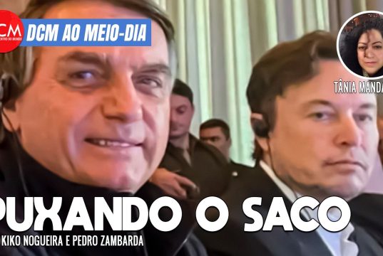 DCM Ao Meio-Dia: Bolsonaro vai exaltar Musk no Rio; Barroso racha STF em torno da Lava Jato. Foto: Reprodução/DCMTV/YouTube