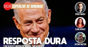 Superlive de domingo: Irã mostra que terrorismo sionista tem de acabar; EUA e Europa viram poodle de Netanyahu. Foto: Divulgação/DCMTV/YouTube