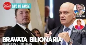 Live da Tarde: Musk insinua que Moraes está envolvido na morte de Teori; endividado, Jair Renan tem conta bloqueada. Foto: Reprodução/DCMTV/YouTube