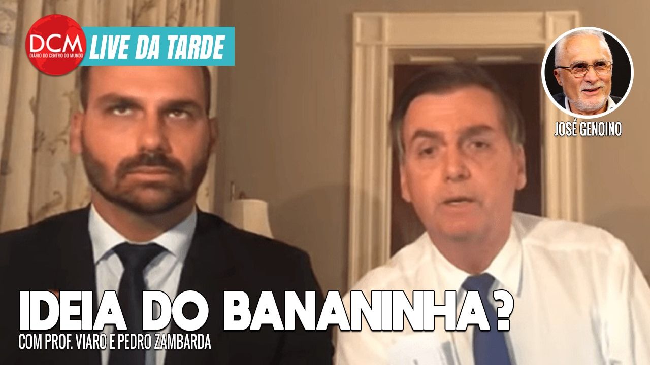 DCM Ao Meio-Dia: Eduardo pode ter ajudado na ida de Bolsonaro até embaixada da Hungria; “Ladrão de Galinhas” e STF. Foto: Reprodução/DCMTV/YouTube