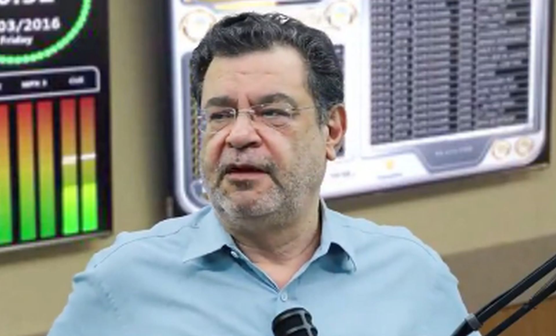 Rui Costa Pimenta tenta explicar a loja do seu partido que não entrega os produtos que vende. Foto: Reprodução/X