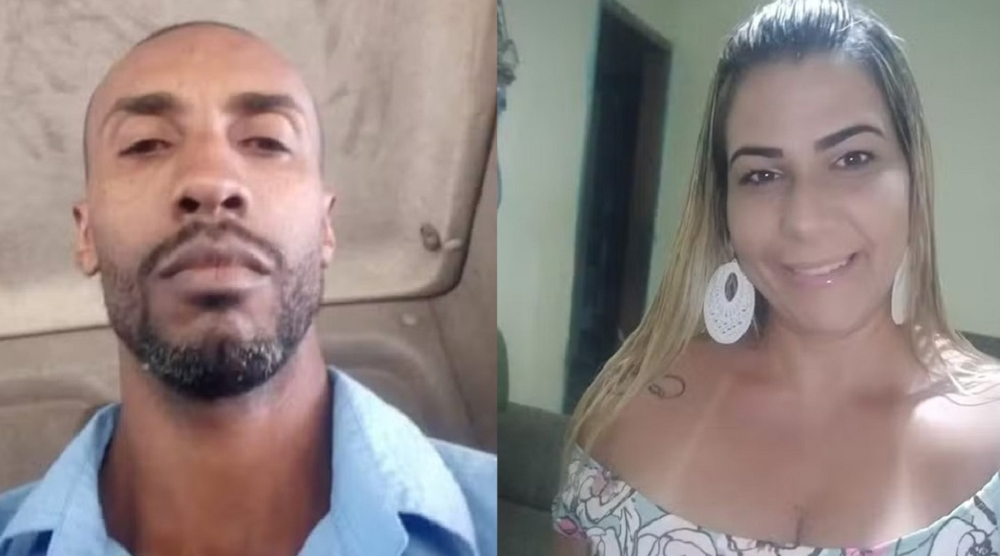 Montagem de fotos de Edmilson Félix do Nascimento e Michele Pinto da Silva