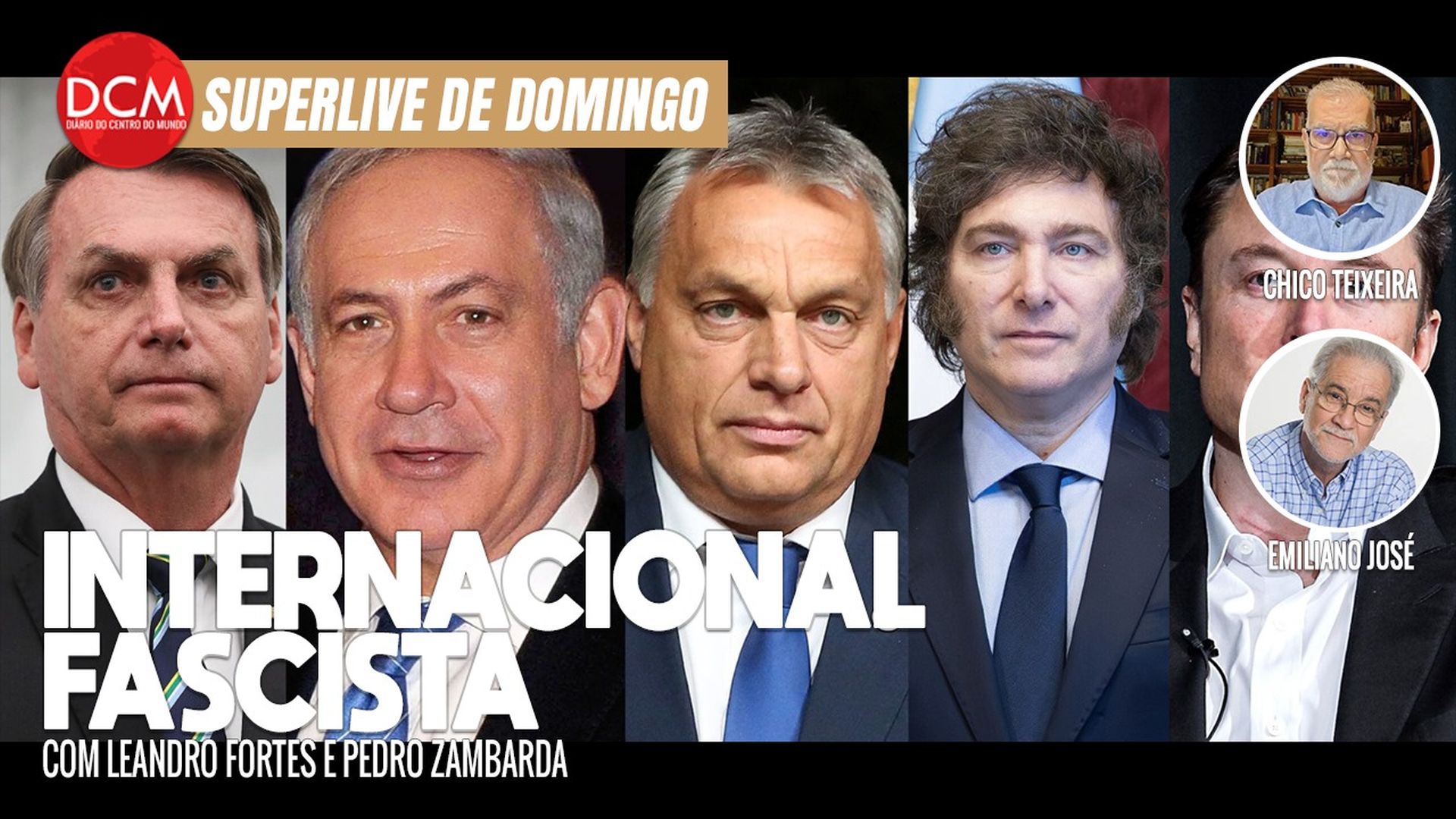 Superlive de Domingo: Delirante, Elon Musk pede impeachment de Moraes. Foto: Reprodução/DCMTV/YouTube