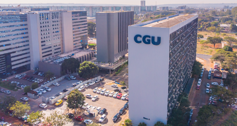 Prédio da Controladoria-Geral da União (CGU) visto de cima
