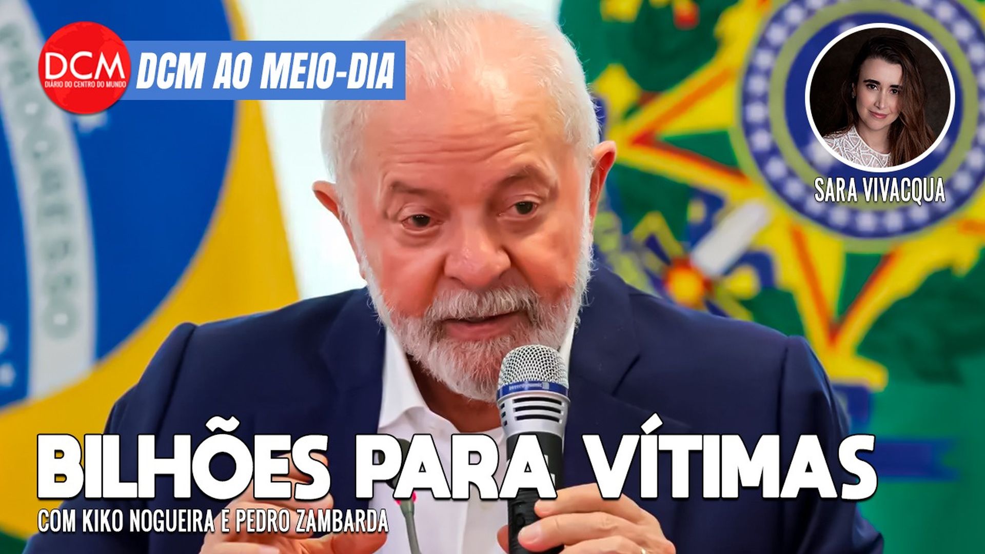 DCM Ao Meio-Dia: Quaest - 50% aprovam o trabalho de Lula; governo anuncia bilhões do PAC e quer prevenir desastres. Foto: Reprodução/DCMTV/YouTube