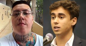 Montagem de fotos de Jupitter Pimentel e Nikolas Ferreira