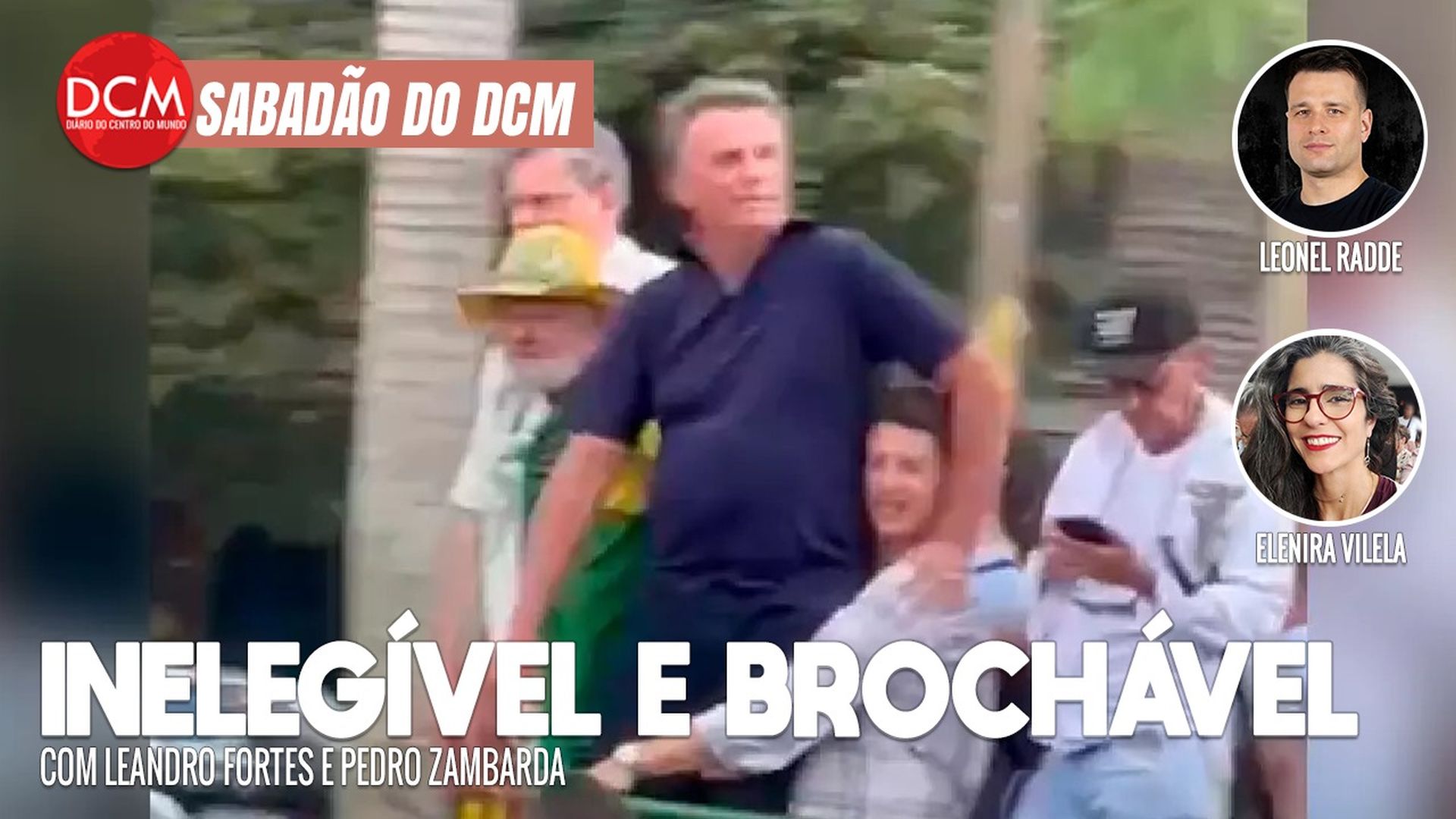 Sabadão do DCM: TSE mantém Bolsonaro inelegível e brocha apoios nos estados. Foto: Reprodução/DCMTV/YouTube