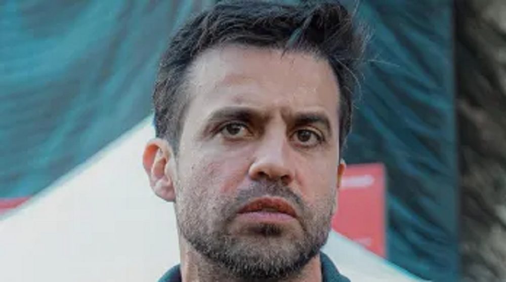 Pablo Marçal, coach e pré-candidato a prefeito de São Paulo com expressão de preocupação, em close