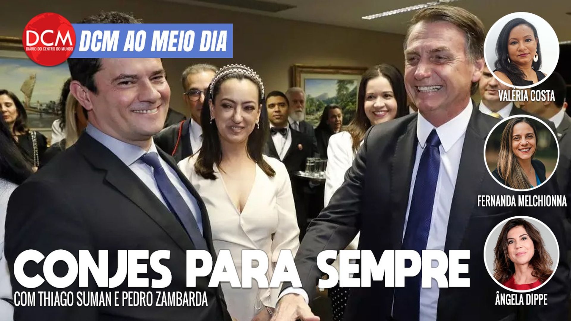 DCM Ao Meio-Dia: Moro sugere anistia a Bolsonaro em 2026; PL do Estupro é tiro no pé da extrema-direita. Foto: Reprodução/DCMTV