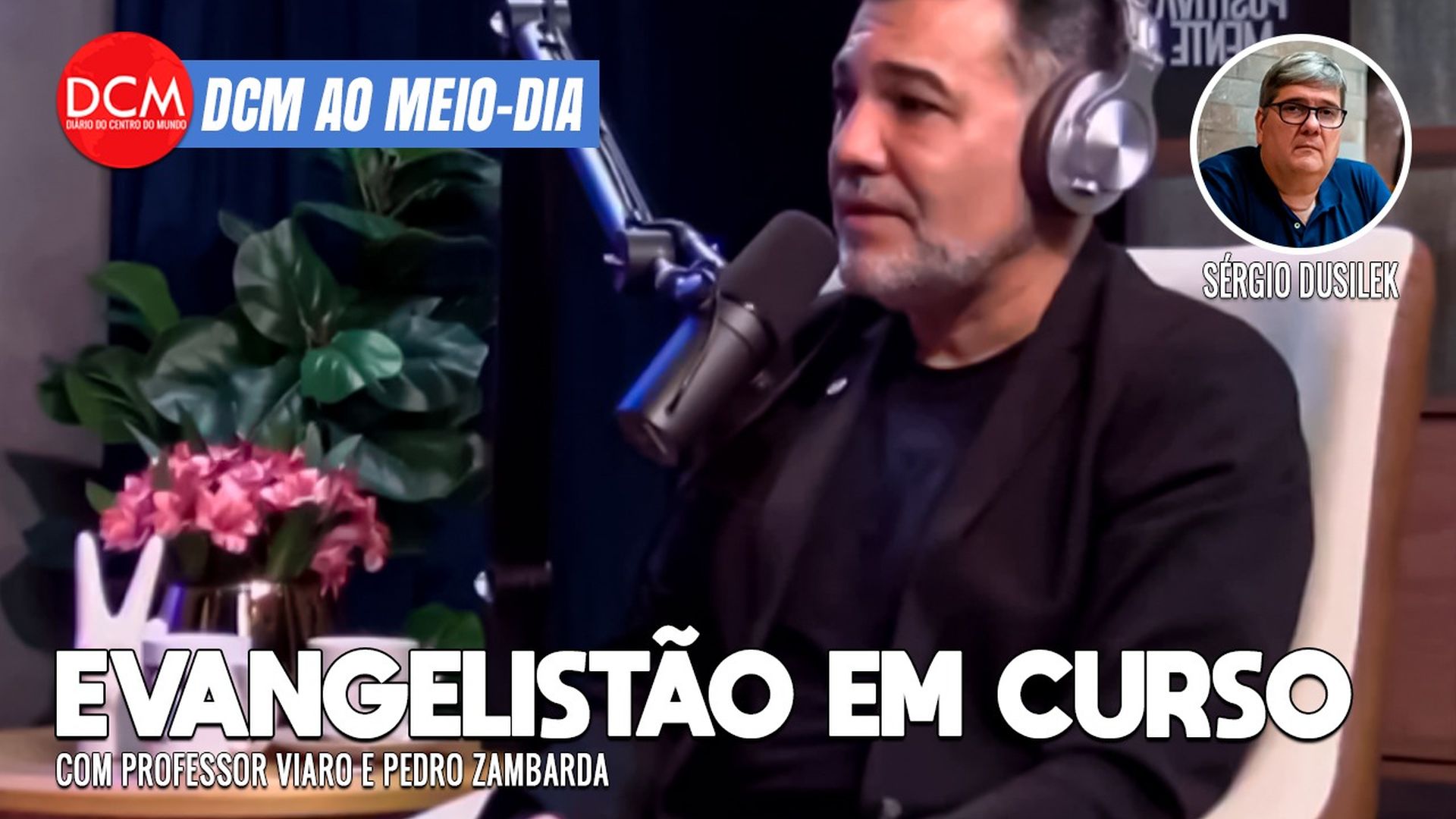 DCM Ao Meio-Dia: 33% apoiam a ditadura evangélica, diz pesquisa; Marco Feliciano pede blindagem a pastores pedófilos. Foto: Reprodução/DCMTV