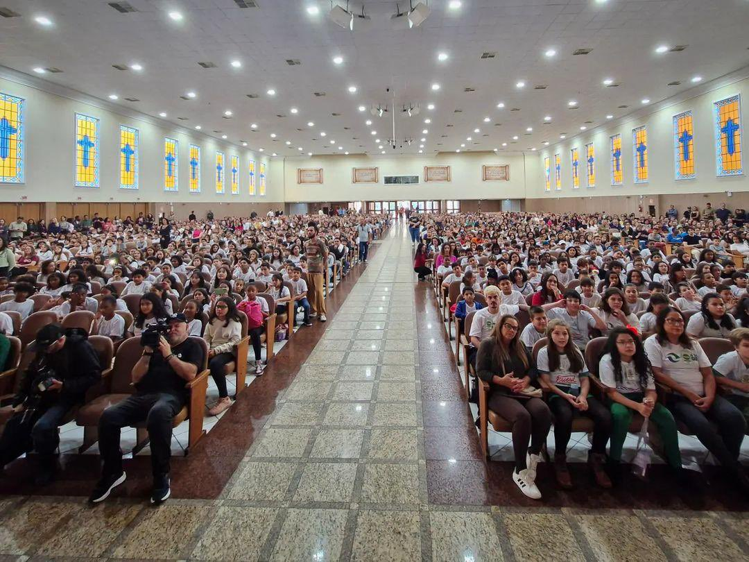 Formatura do Proerd (Programa Educacional de Resistência às Drogas e à Violência) em Florianópolis