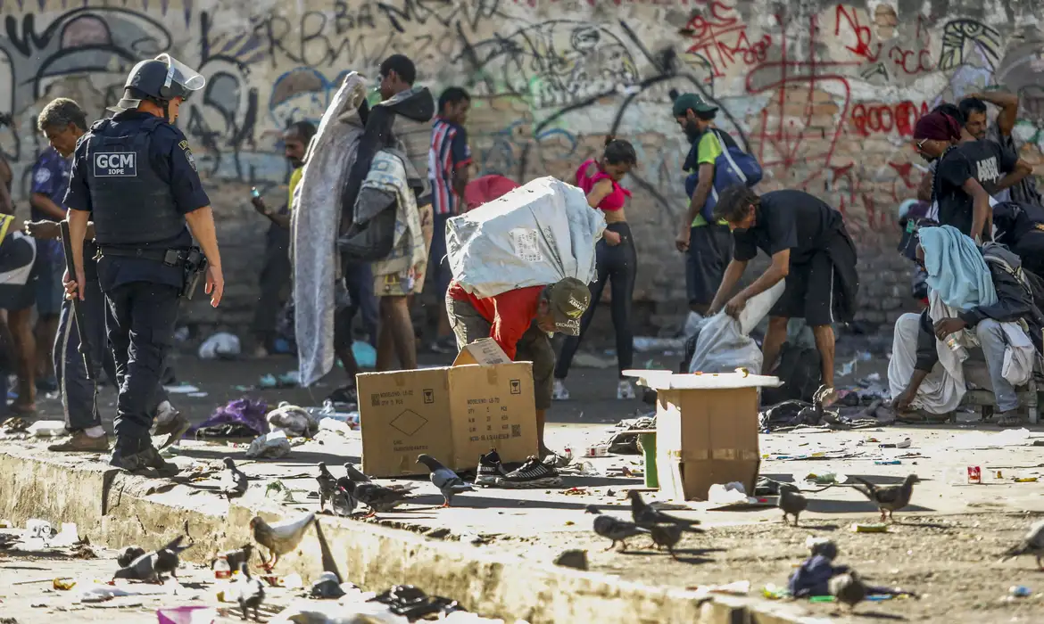 Ação da Guarda Civil Metropolitana (GCM) na cracolândia