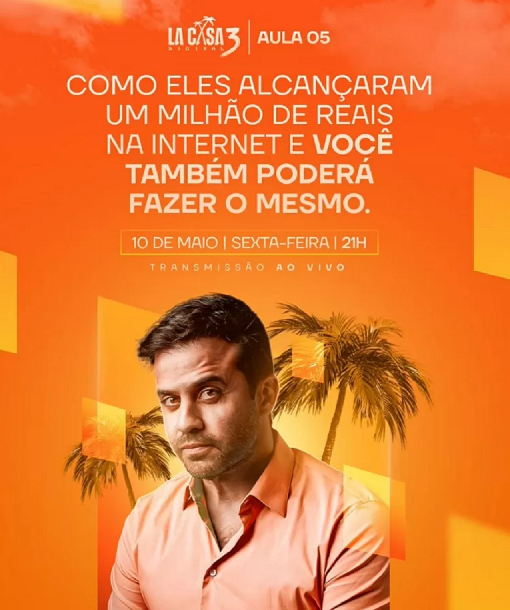 Banner de divulgação de reality de Pablo Marçal
