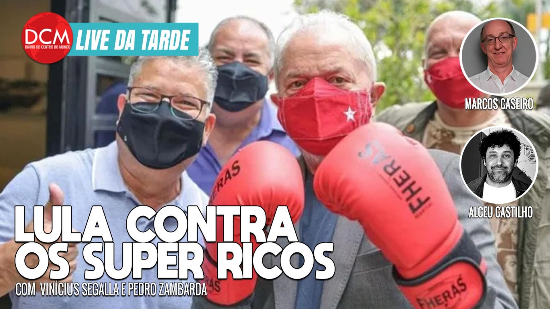Live da Tarde: Lula critica Musk e bilionários na OIT; Datena se lança candidato a prefeito de SP: "Vou até o fim". Foto: Reprodução/DCMTV/YouTube