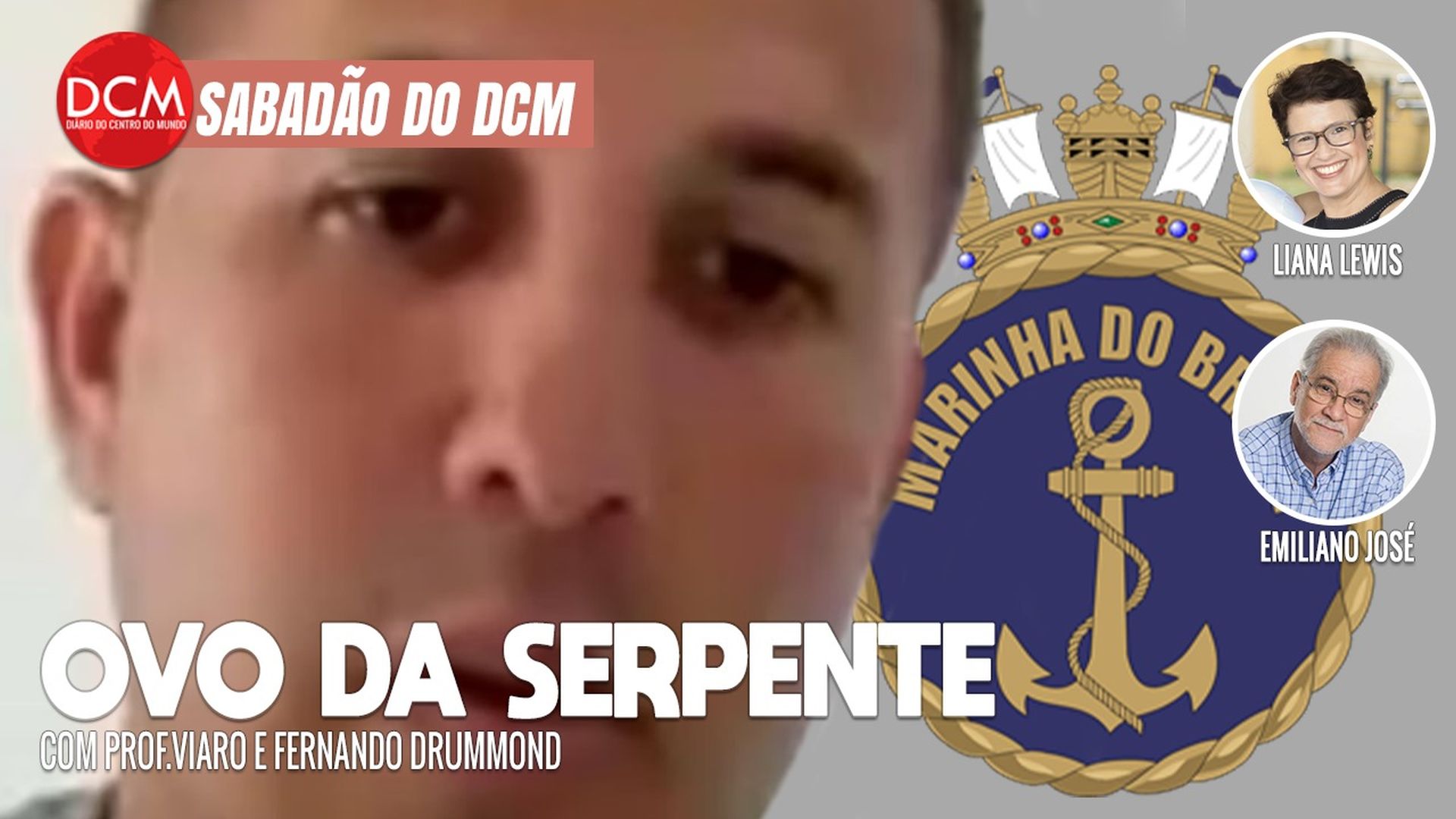 Sabadão do DCM: Fuzileiro agressor de Moraes reforça presença bolsonarista na Marinha. Foto: Reprodução/DCMTV/YouTube